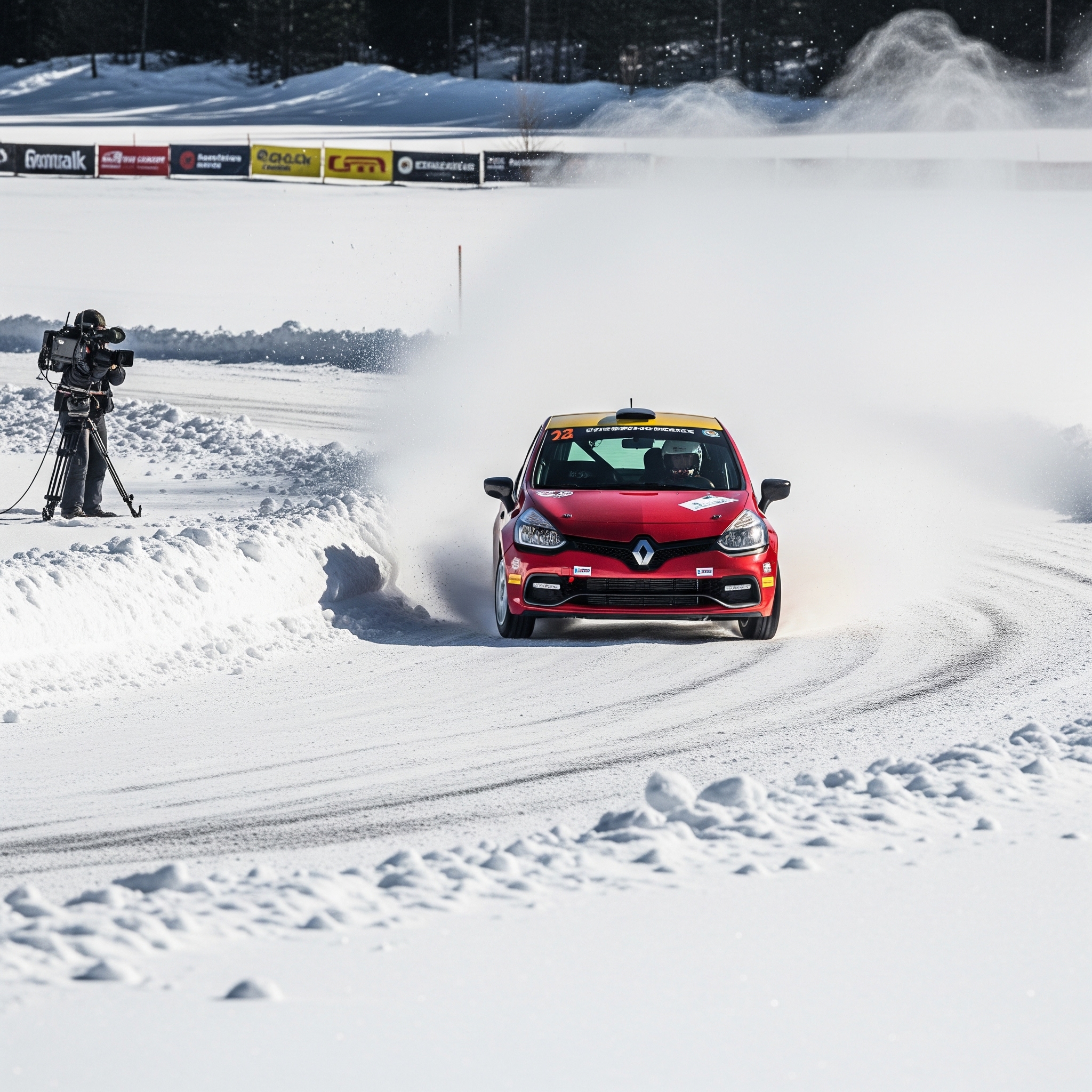 Pilotage sur neige