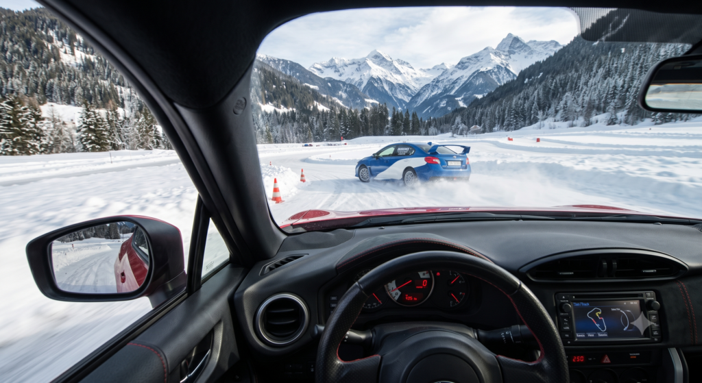 Stage de pilotage sur glace : quel est le rôle du moniteur ?